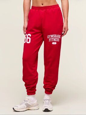 Extra Small XS Womens Red Gymshark Joggers Gym Active Workout